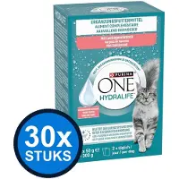 Purina One 30x - Adult Hydralife Zalm - Kattenvoer Natvoer - 6x50g