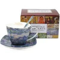 Queen Isabell Theepot met schotel en lepel 250ml Monet Waterlelies