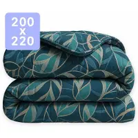 HappyBed Dekbed zonder overtrek 200x220 - Wasbaar All Year - Bedrukt dekbed zonder hoes - Hoesloos Dekbed - Tweepersoonsdekbed - Golden Oase