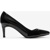 Forever & Always Clyde Leren Stiletto Spitse Neus Pump