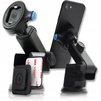 Webski Universele Auto Telefoonhouder met Just Lock Systeem voor Ruit/Dashboard