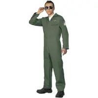 Vegaoo Aviator Straaljager pak - Maat L