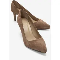Forever & Always Clyde Leren Stiletto Spitse Neus Pump