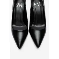 Forever & Always Clyde Leren Stiletto Spitse Neus Pump