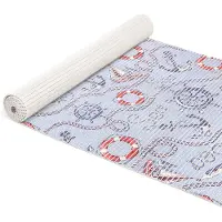 ANRO Badmat Blauw 65x140 cm - Antislip - Sneldrogend