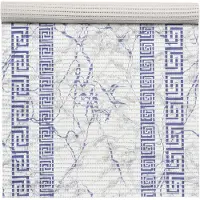 ANRO Badmat Blauw 65x100 cm - Antislip - Sneldrogend