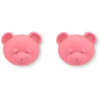 Moschino Teddy Bear Clip Earrings Gold Size: OS | Earrings Outlet | Dames | Roze