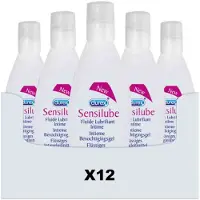 Durex 12x Sensilube Intiem Vloeibaar Glijmiddel 40 Ml