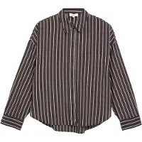 s.Oliver Blouse donkerbruin / wit