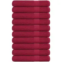 vidaXL Saunahanddoeken FROGN 10 st 80x200 cm 360 g/m² bordeaux