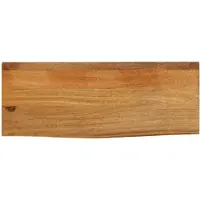vidaXL Tafelblad met natuurlijke rand 80x20x3,8 cm massief mangohout