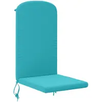 vidaXL Kussen voor Adirondack-stoel GEMERT 100% Polyester Turquoise