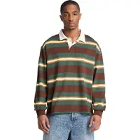 Timberland Shirt donkerbruin / spar / mandarijn / wit