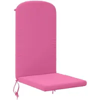 vidaXL Kussen voor Adirondack-stoel GEMERT 100% Polyester Roze