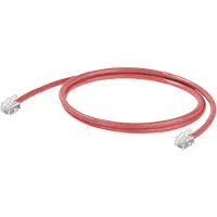 Weidmuller 2860910010 Patchkabel U/UTP Rood 10 stuk(s)