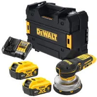 DeWalt DCW211P2-QW 18V XR BL Excentrische Schuurmachine 125mm | 2x 5.0Ah 18V XR accu's + lader - DCW211P2-QW