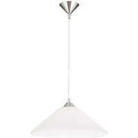 Orion Glazen hanglamp LOISA, dimbaar, wit / opaal, Woon-/ Eetkamer, Glas, Modern, hanglamp