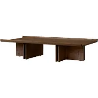 Audo Copenhagen Conrad Lounge Table eiken Donker gebeitst eiken, 149x74 cm