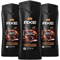 Axe 3x 5-in-1 Shampoo & Shower Gel Dark Temptation 400 ml