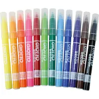 Giotto Decor Textile Markeerstift Geassorteerd 12 Eenheden