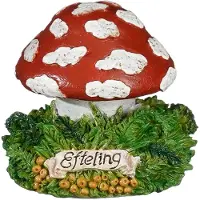 Luville Efteling Kerstdorpminiatuur Muzikale Paddenstoel D 6,5 H 5,5 Cm