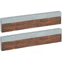 Luville Wall small 2 stuks l19,5xb1,5xh4 cm