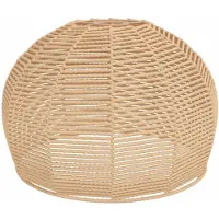 vidaXL Plafondlampenkap Ø36x26 cm ijzer en papier