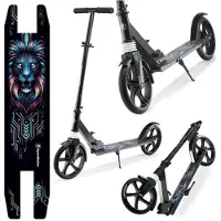 HyperMotion Twee-wielige scooter voor jongvolwassenen - met vering - CITY SWIFT Digital Lion - maximaal draagvermogen: 100 kg