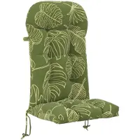 vidaXL Kussen voor Adirondack-stoel PUTTEN 100% Polyester Blad Design