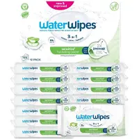 WaterWipes Sensitive Hydrating Babydoekjes - 99% Water - Aloe Vera - 12 x 60 - 720 Billendoekjes