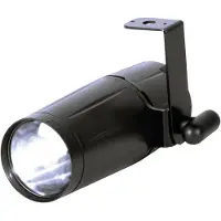 Adj LED-Pinspot LED-pinspot Aantal LEDs: 1 x 3 W Zwart