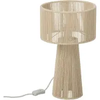 J-Line tafellamp touw papier small - greige - 24 x 40 cm