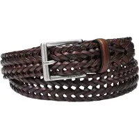 Fossil Leren Riem Myles Belt W110 Cognac Donkerbruin
