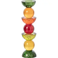 J-Line kandelaar - glas - multi - large