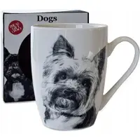Queen Isabell Yorkshire Terrier Mok 350ml - Porselein, Geschenkverpakking