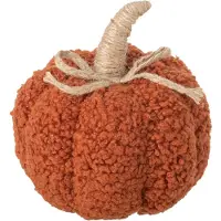 J-Line Pompoen - stof - roest - small - set van 2