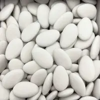 Vanparys Suikerbonen Mat Wit - Chocolade Dragees Pure Chocolade - 1 kg - Doopsuiker, Geboorte en Babyshower