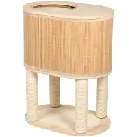 Laroy Ebi Krabpaal Bamboe Tori | 59x39x76cm 75CM