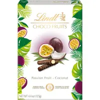 Lindt CHOCO FRUITS Passievrucht Kokos Sticks 125 gram