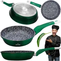 Zilner Marmite Pan 22cm Flesgroen - Anti-aanbak, Gas & Inductie