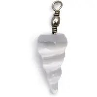 AW Gifts Selenite Spiral Pendant