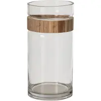 J-Line Cilindervaas - glas - naturel/transparant - large