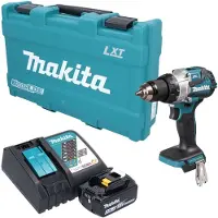Makita DHP 489 RT1K accu-slagboormachine 18 V 73 Nm borstelloos + 1x accu 5,0 Ah + oplader + koffer
