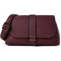 Gabor schoudertas Sahar Flap Bag No Zip Dark Red wijnrood