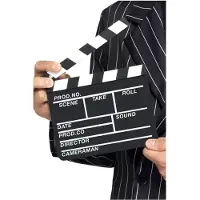 Smiffys - Hollywood Style Clapper Board Kostuum Accessoire - Zwart