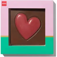 HEMA Chocolade tablet hart