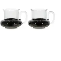 Tom Dixon Bump theekopjes 2-pack Black