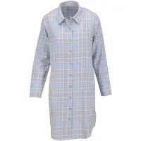 Ringella Flanellen dames nachthemd blauw | Maat 44
