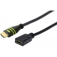 IC Intracom ICOC-HDMI-4-EXT018 HDMI-kabel HDMI Aansluitkabel HDMI-A-stekker 1.80 m Zwart 4K UHD