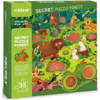 Mideer Puzzle Détective Forêt Lunettes
